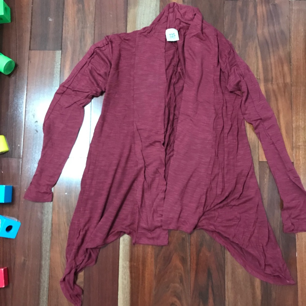 open jersey cardigan XS